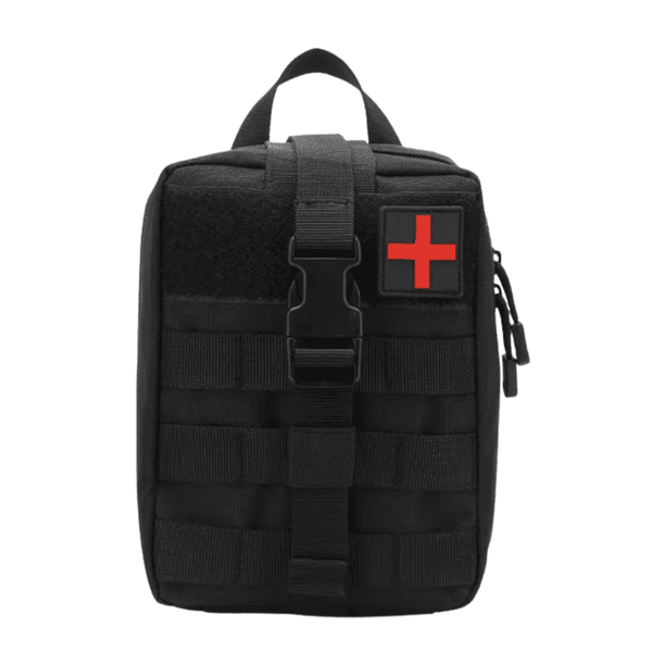 Bolsa Tática Preto Organizadora de Primeiros Socorros – Emergência Portátil Militar