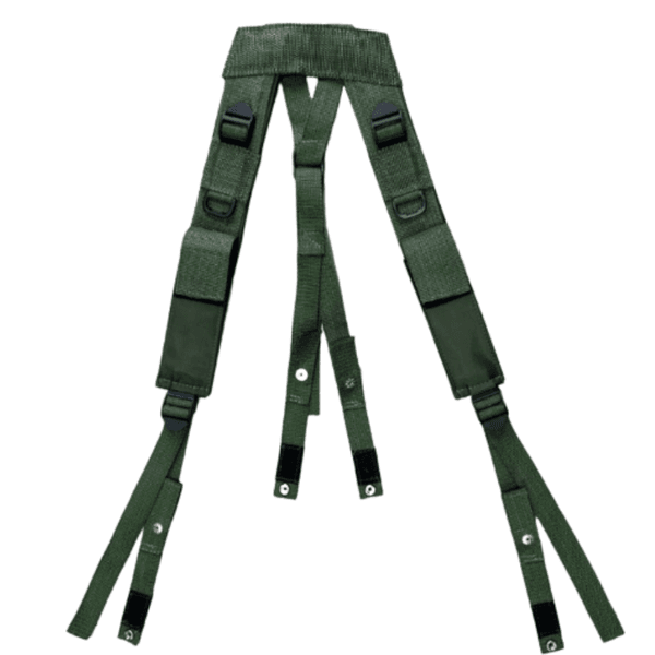 Suspensório De Serviço Com Bolsos Fecho Metal