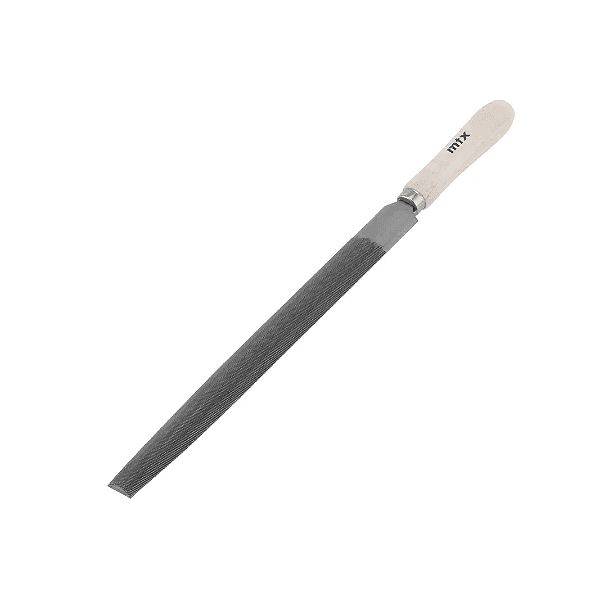 Lima Meia Cana BASTARDA 12" 30cm Cabo de Madeira MTX