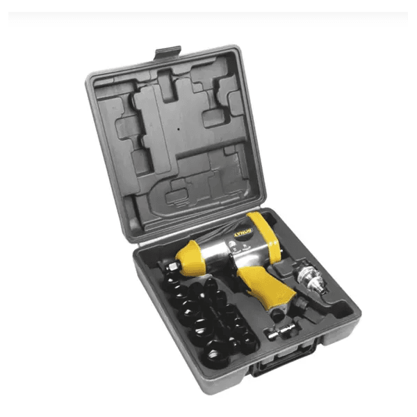 Kit Chave de Impacto Pneumatica 1/2 Lynus 14408.5