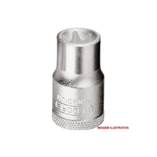 Soquete Torx GTX TX19-E16 ENC 1/2 GEDORE 015631