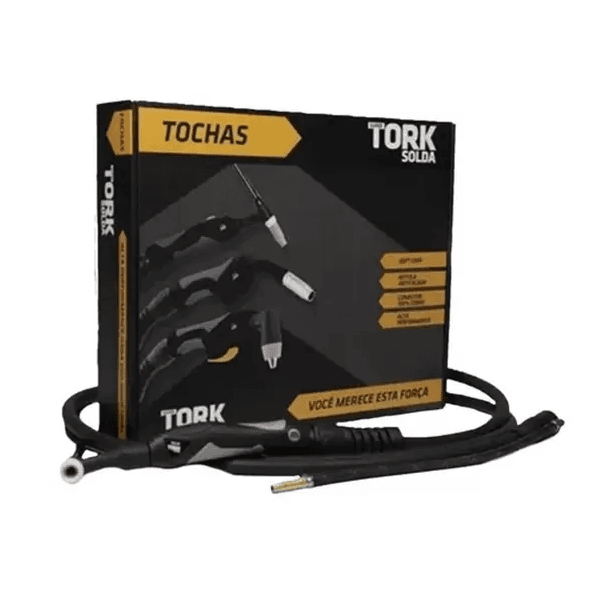 Tocha TIG 9 Seca Flexivel 9mm 3 Metros Tork Tig09v-f-93m
