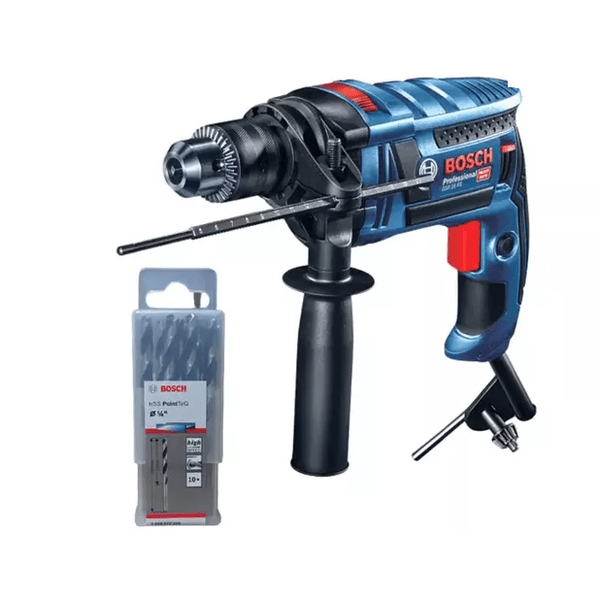 Furadeira Impacto 1/2 750W GSB16RE Bosch 220V Brinde 10 Unds Broca AR 6,5mm 0615A001ZF000