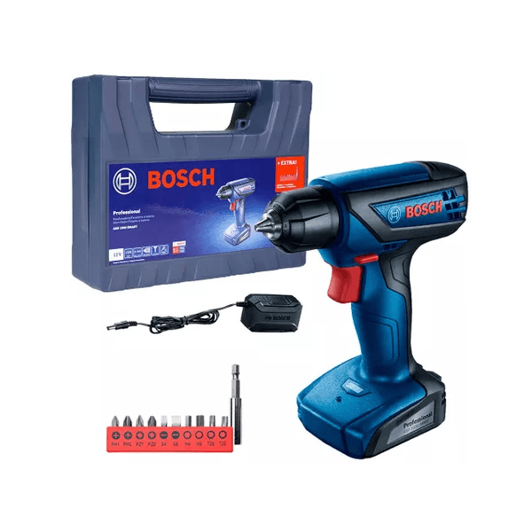 Furadeira GSR1000 12V 1,5AMP Bivolt Smart Com 33 Acessorios Bosch 06019F40E5