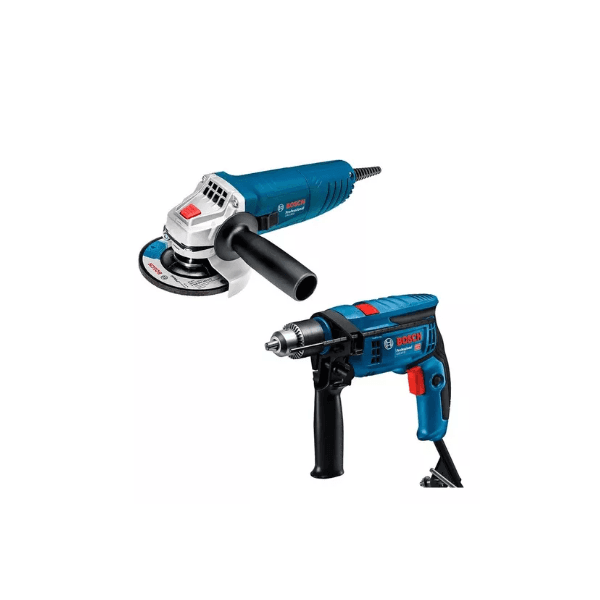 Kit Combo Furadeira de Impacto 1/2 GSB13RE + Esmerilhadeira Angular GWS850 850W 220V Bosch 06012B75E0