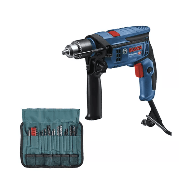 Furadeira de Impacto 1/2 GSB13RE 750W 220V Com 23 Acessorios Bosch 06012B80E3