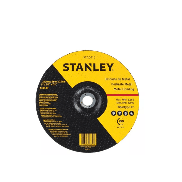 Disco Desbaste 9-250mm Stanley STA0415