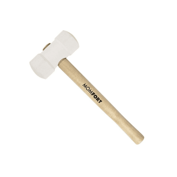 Martelo Borracha Branco 40mm Momfort