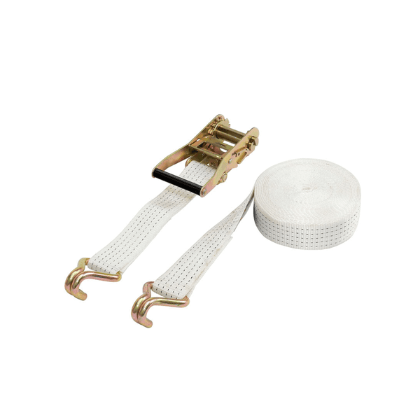 Cinta de Amarracao Com Catraca Branca 1 ton x 10M 2:1 CT 2500