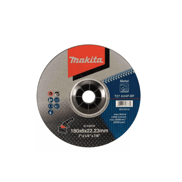 Disco de Desbaste Aco 4 1/2 Makita D-74485