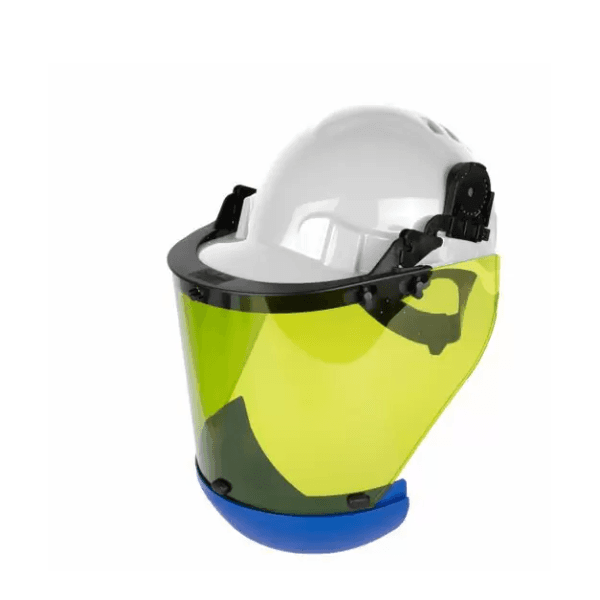 Kit Capacete Branco Protetor facial Arco Eletrico Completo Libus CA41986