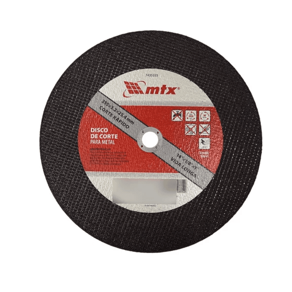 Disco de Corte Metal 10" 250mm X 3,2mm X 25,4mm MTX 7435255