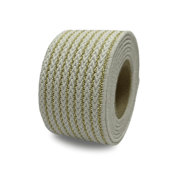 Elástico Diagonal Zig Zag c/ Lurex