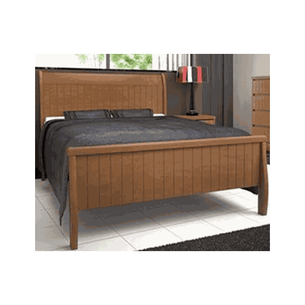 Cama de Casal Milão - Madeira Maciça - Móveis de Gramado