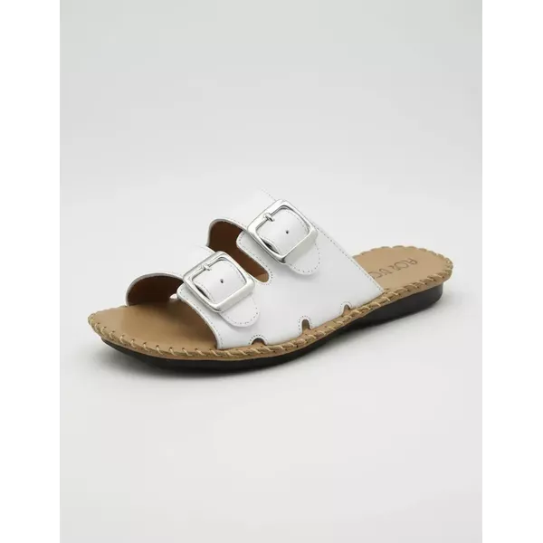 Sandália Birken em Couro Branco