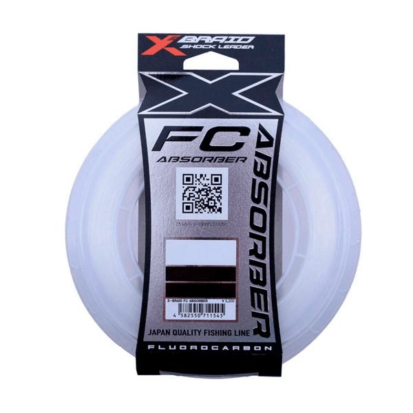 Linha para leader Fluorocarbono X Braid Shock Leader FC Absorber c/ 60m