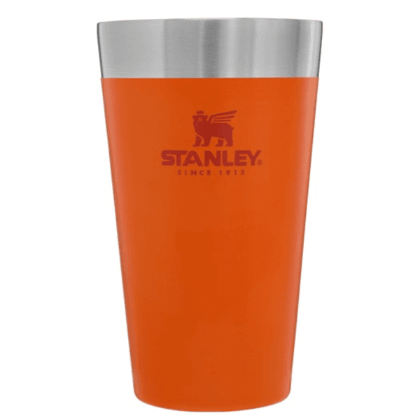Copo Térmico de Cerveja Stanley 473ml Signal Orange