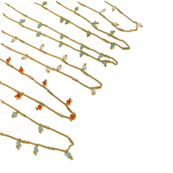 Choker Milagres- banho ouro 18k - FOLIATE