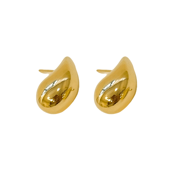 Brinco Gota - banho ouro 18k - FOLIATE