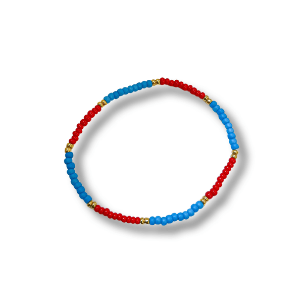 Pulseira Way Azul e Vermelho - FOLIATE