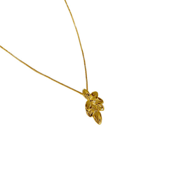 Colar Atenas- banho ouro 18k - FOLIATE