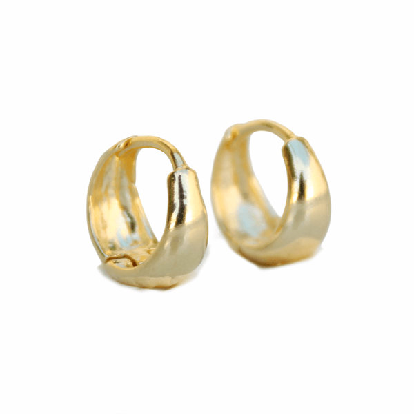 Brinco Argola P- banho de ouro 18k - FOLIATE