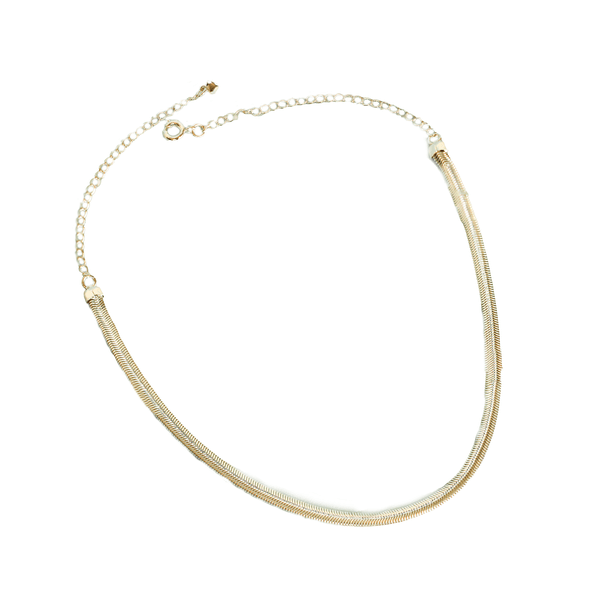 Choker Maya- banho prata - FOLIATE