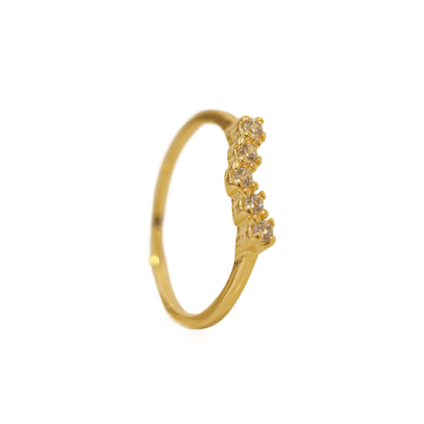 Anel Dots- banho ouro 18k - FOLIATE