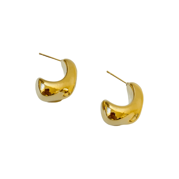 Brinco Luíse- banho ouro 18k - FOLIATE