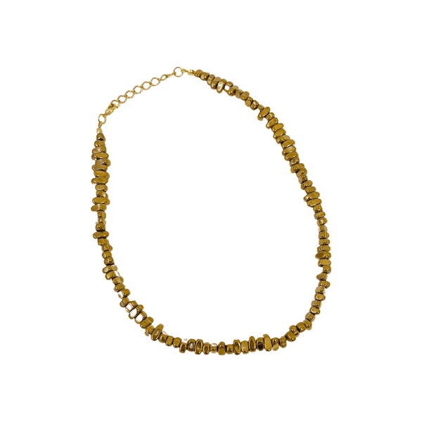 Choker Cascalhos- banho ouro 18k - FOLIATE