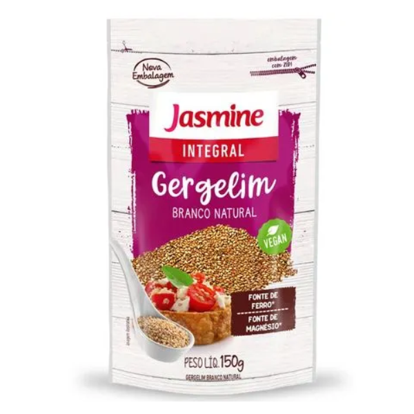 GERGELIM BRANCO NATURAL INTEGRAL JASMINE 150 G 