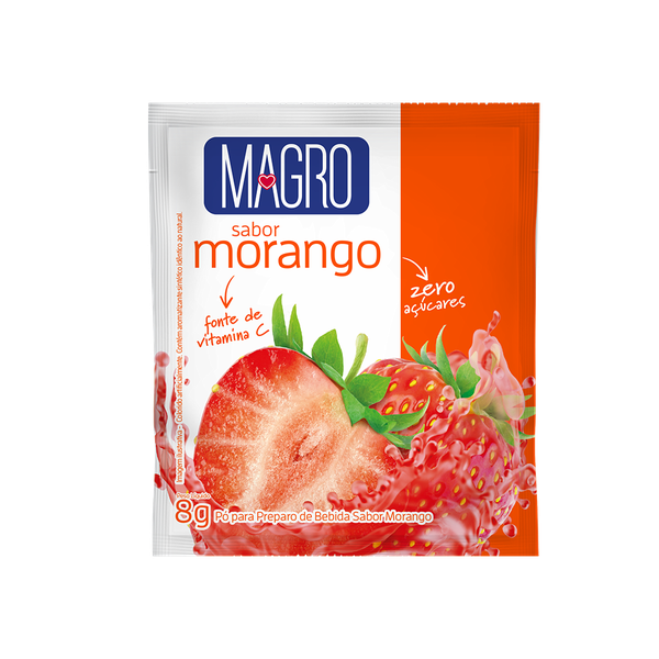 REFRESCO MAGRO DIET MORANGO 15X8G