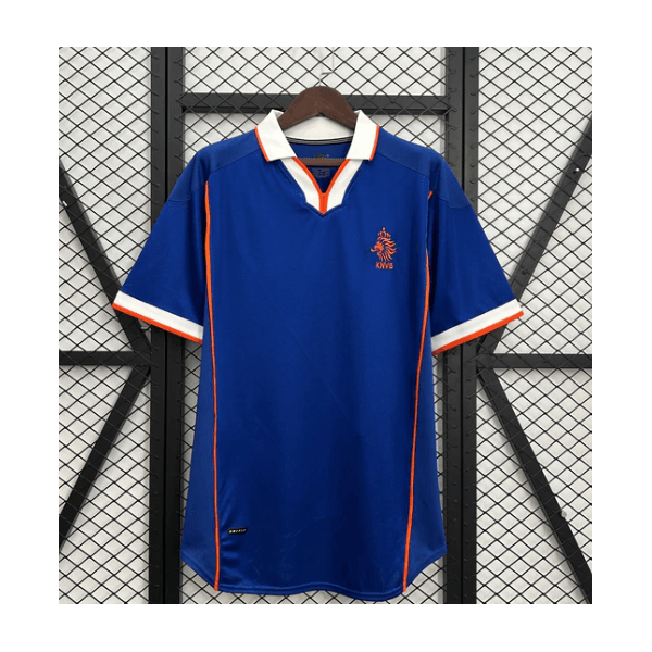 Camisa Holanda Away II 1998 - Azul - Retrô Masculina