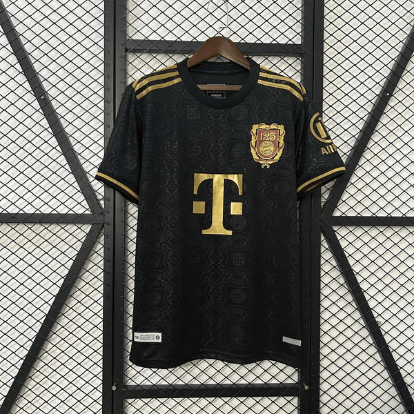 Camisa Bayern de Munique Edição 125 Anos 25/26 - Preta - Torcedor Masculina