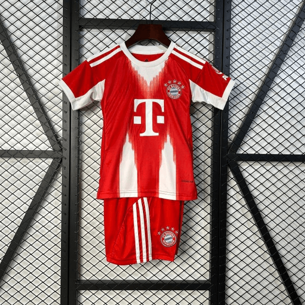 Conjunto Infantil Bayern de Munique Home I 25/26 - Vermelho