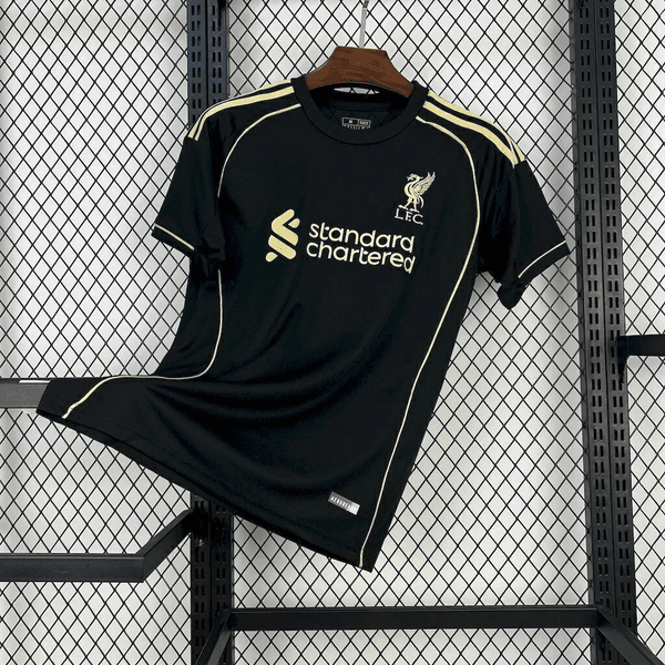 Camisa Liverpool Third III 25/26 - Preta - Torcedo... - ATACADO ESPORTIVO