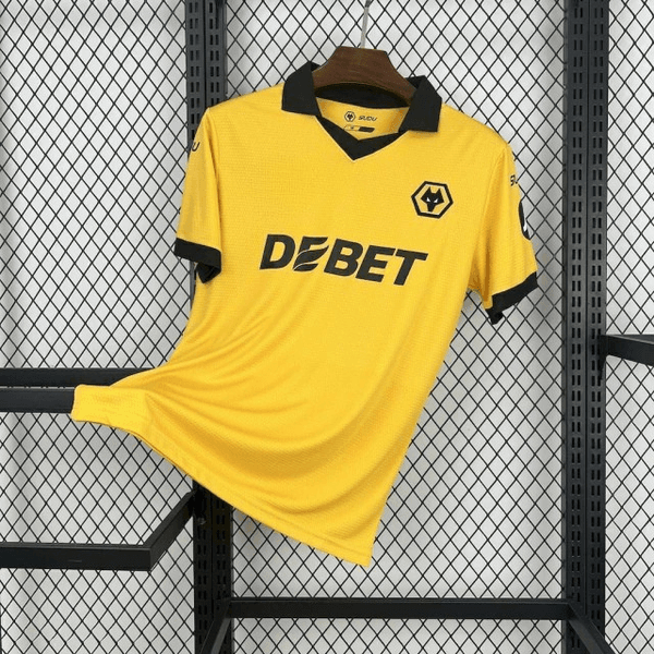 Camisa Wolverhampton Home I 25/26 - Torcedor Mascu... - ATACADO ESPORTIVO