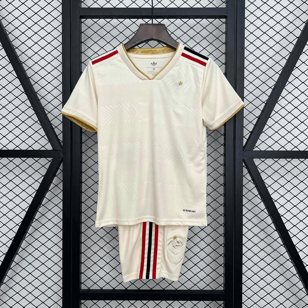 Conjunto Infantil Flamengo Third III 25/26 – Bege