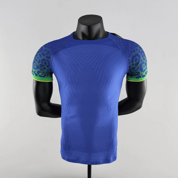 Camisa Da Copa Do Mundo Do Brasil 2022 - Jogador Azul