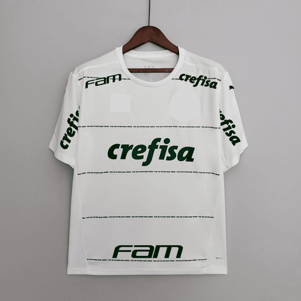 22/23 Camisa modelo Palmeiras com Patrocínio - Branca Torcedor