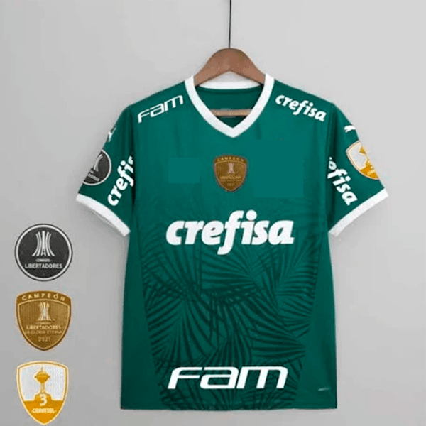 Camisa modelo Palmeiras Home patch Libertadores 22/23 - Verde - Torcedor
