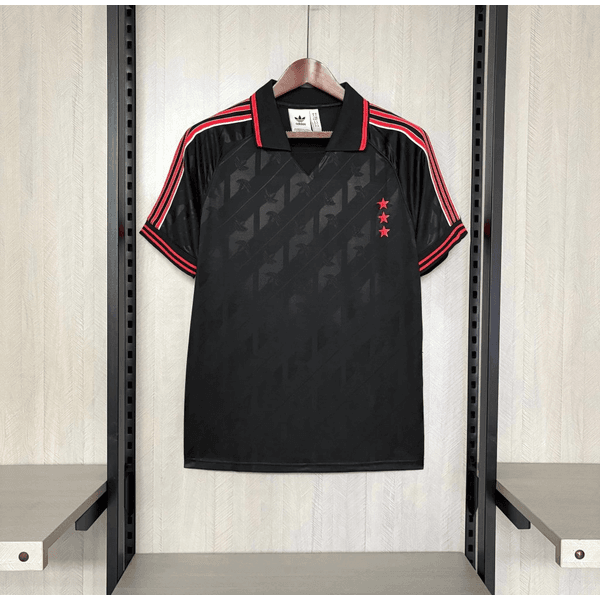Camisa Flamengo Lifestyle 25/26 - Preta - Torcedor Masculina