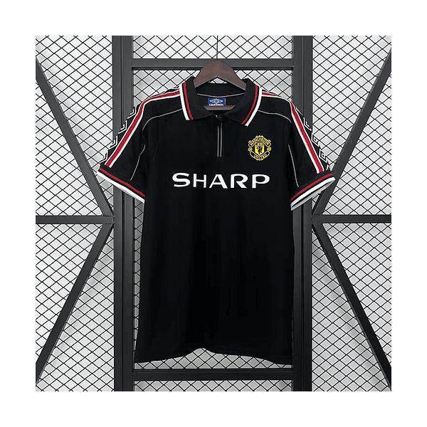 Camisa Retrô Manchester United Home I 1998 - Vermelha - Masculina