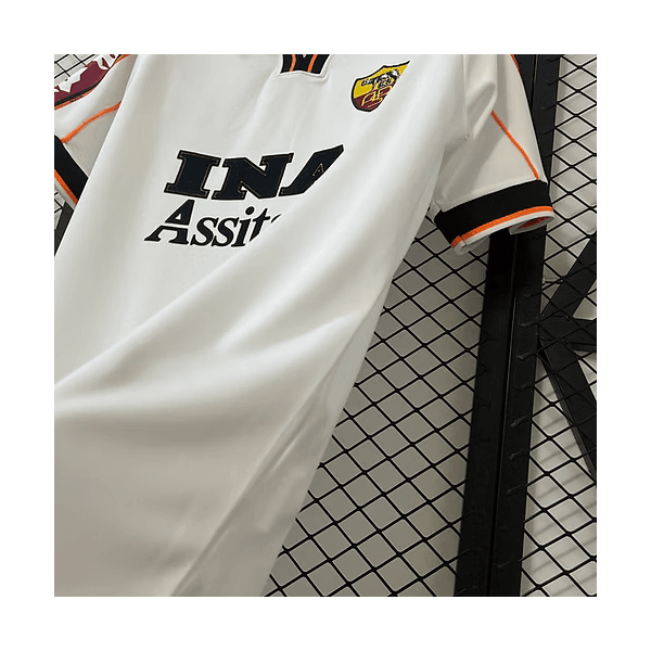 Camisa Retrô Roma Home I 1998 - Branca - Masculina