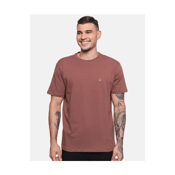 Camiseta HD HAWAIIAN DREAMS Marrom Minilogo