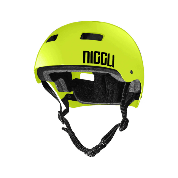 Capacete de Proteção Amarelo Neon Iron Pro N1 para Skate e Patins 