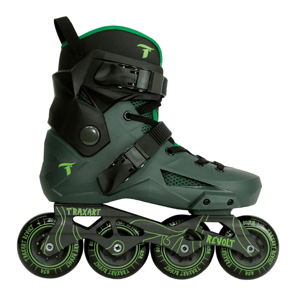 Patins Inline Freestyle Urban Traxart Revolt Verde