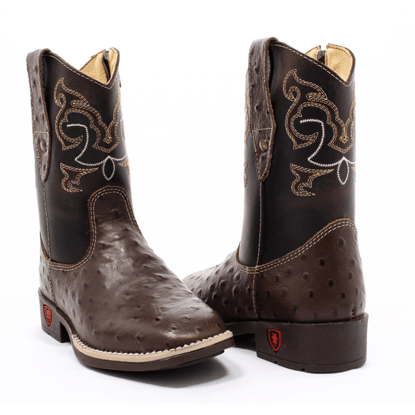 Botas de avestruz para new arrivals ninos