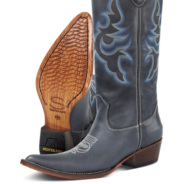 Bota texana masculina cano longo online