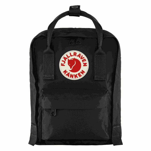 MOCHILA MINI FJALLRAVEN KANKEN BLACK FULL VINYL STORE